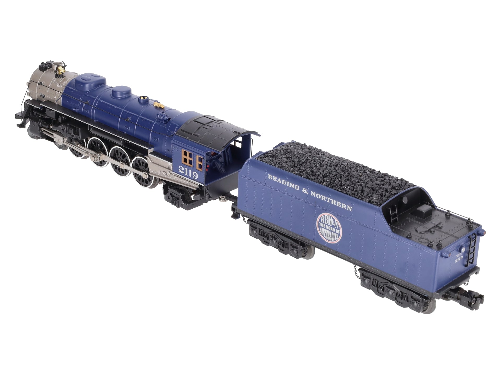 MTH 30-18321 O Reading and Northern 4-8-2 L-3 Mohawk Steam #2119 with PS 3.0