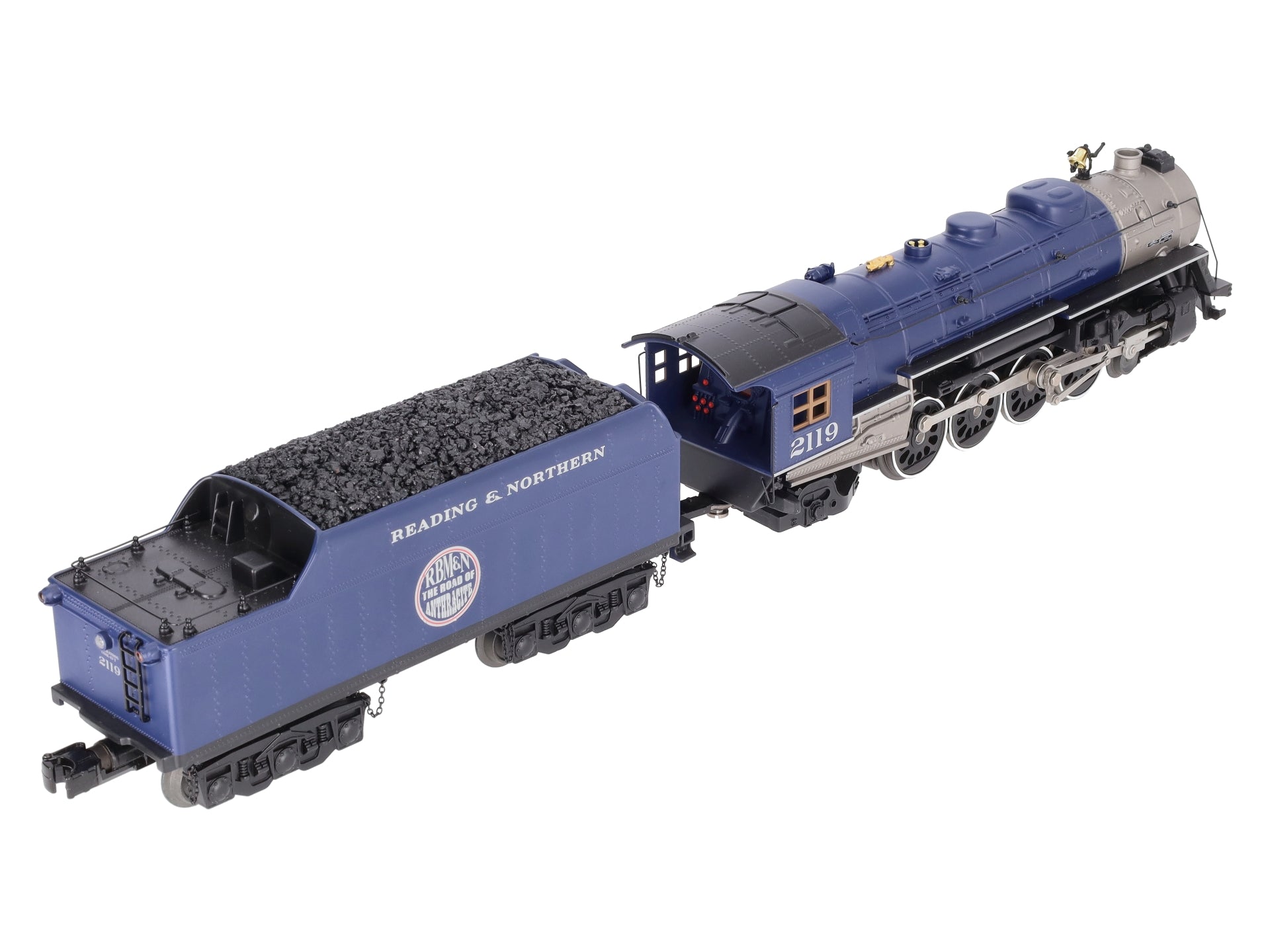 MTH 30-18321 O Reading and Northern 4-8-2 L-3 Mohawk Steam #2119 with PS 3.0