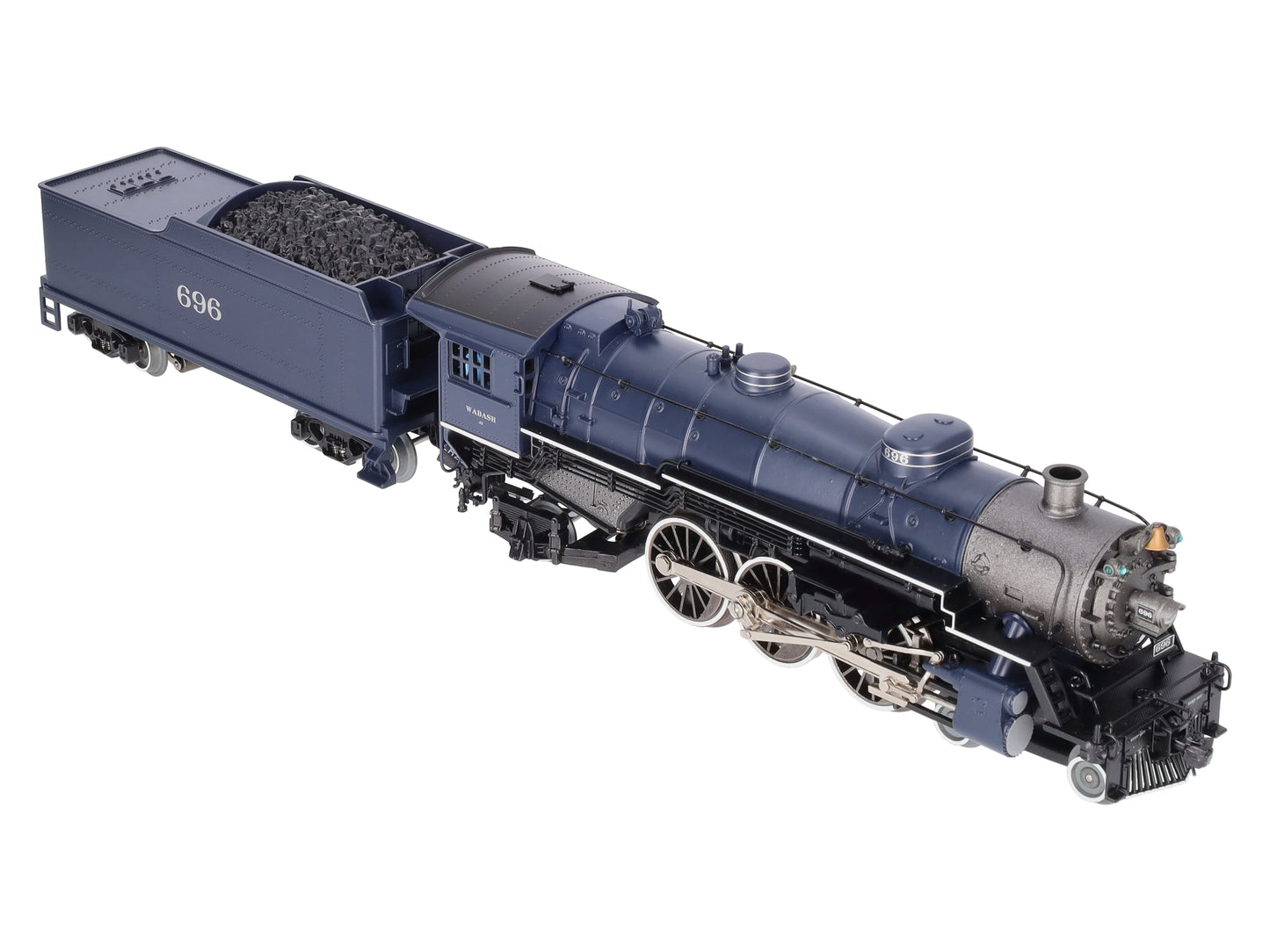 Williams 40804 O Gauge Wabash 4-6-2 Pacific Steam Loco & Tender #696 with Sound