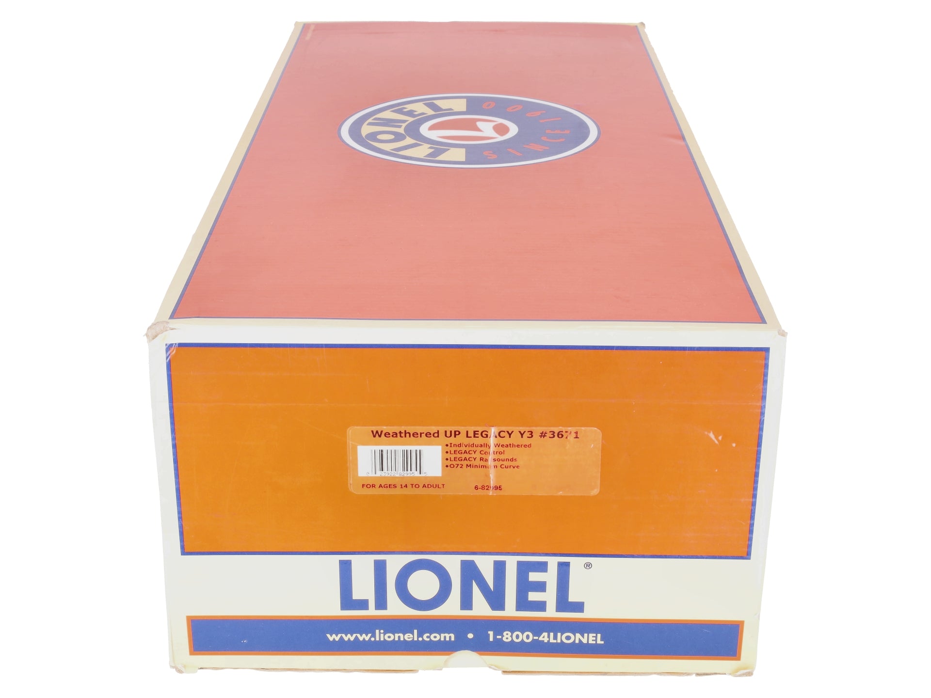 Lionel 6-82995 O Gauge Weathered Union Pacific Y-3 Steam Loco & Tender #3671