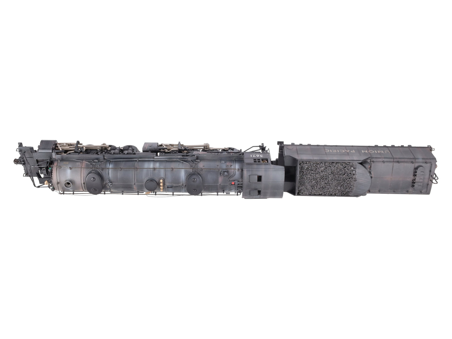 Lionel 6-82995 O Gauge Weathered Union Pacific Y-3 Steam Loco & Tender #3671