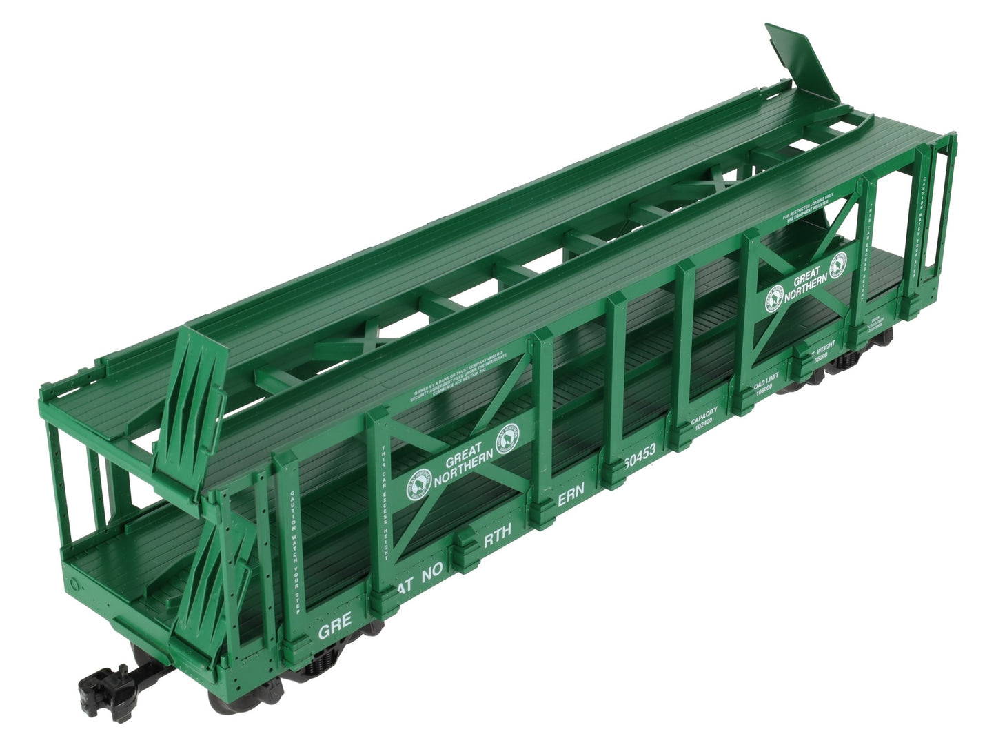 USA Trains R17221 G Great Northern Two-Tier Auto Carrier Flat Cars  EX/Box