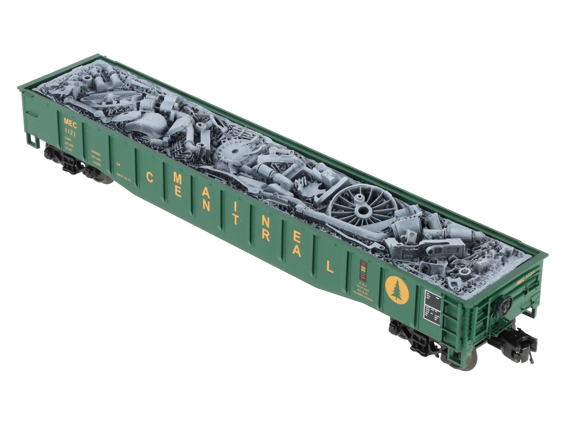 MTH 20-95600 O Maine Central Gondola Car w/Junk Load