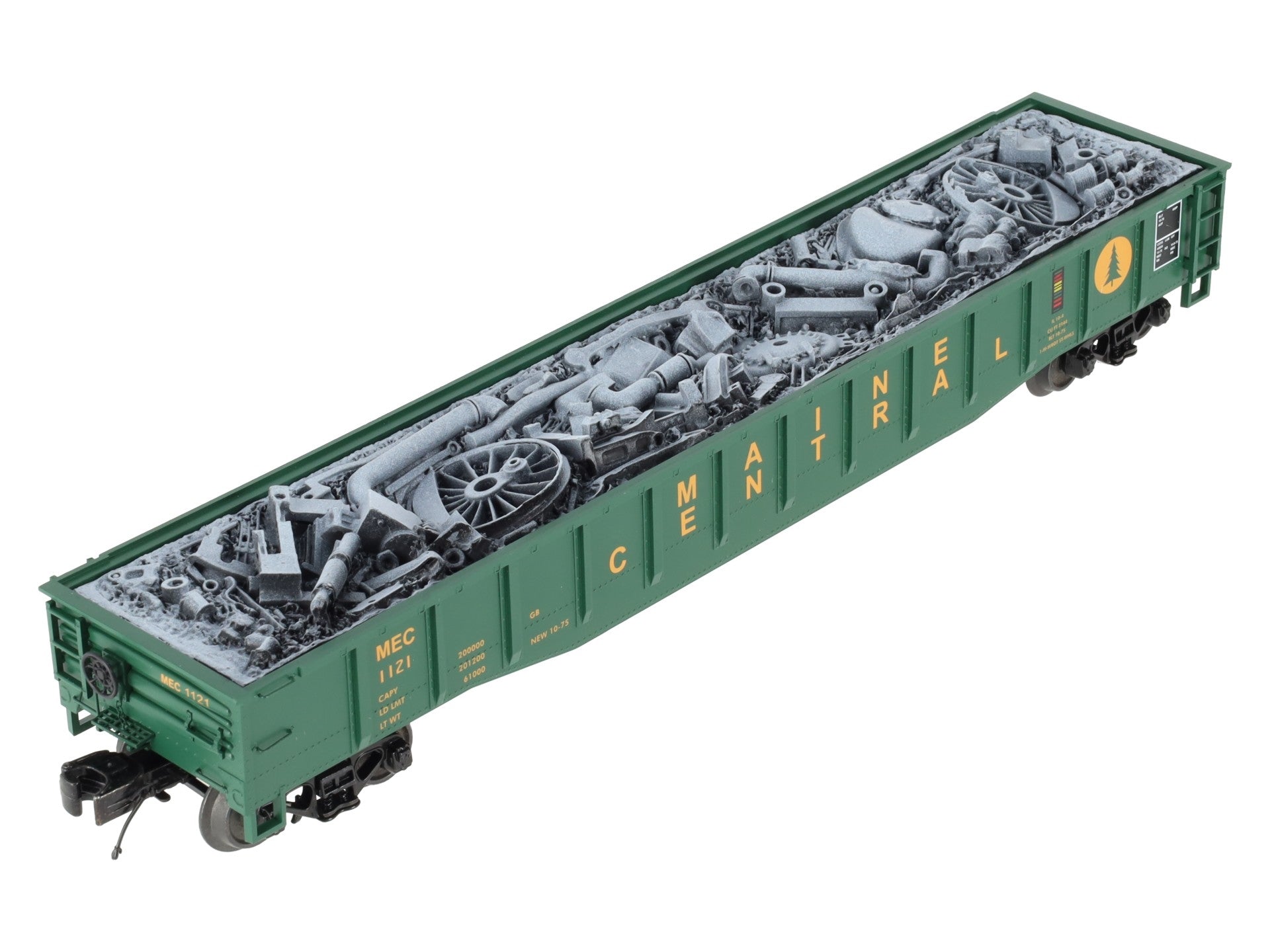 MTH 20-95600 O Maine Central Gondola Car w/Junk Load