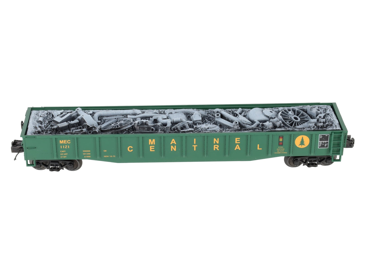 MTH 20-95600 O Maine Central Gondola Car w/Junk Load
