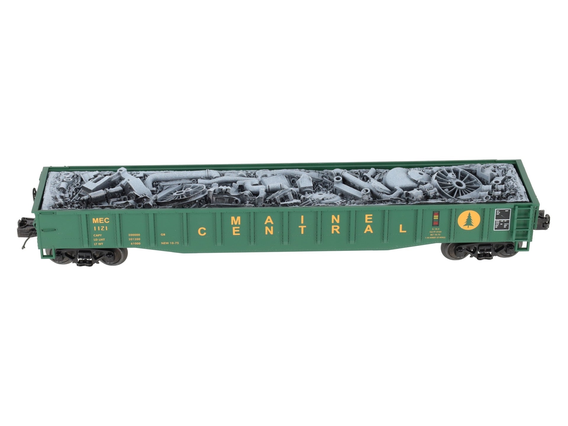MTH 20-95600 O Maine Central Gondola Car w/Junk Load