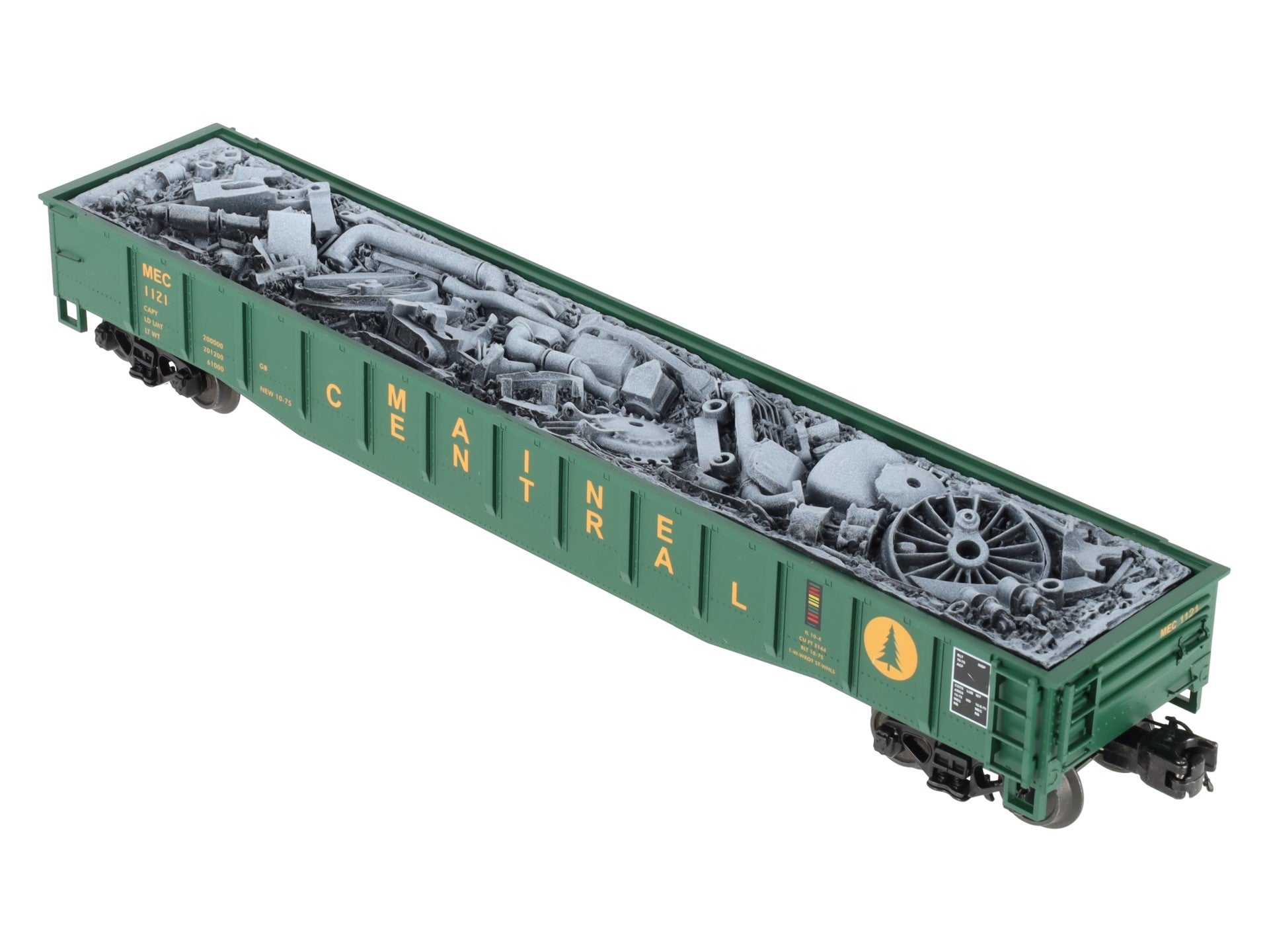 MTH 20-95600 O Maine Central Gondola Car w/Junk Load