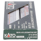 Kato 106-2402 N Scale ATSF E8/9 AB Diesel Locomotive Set LN/Box