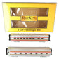 MTH 30-6719 O Santa Fe 60' Streamlined ABS Sleeper/Diner Set (Set of 2) LN/Box
