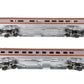 MTH 30-6719 O Santa Fe 60' Streamlined ABS Sleeper/Diner Set (Set of 2) LN/Box