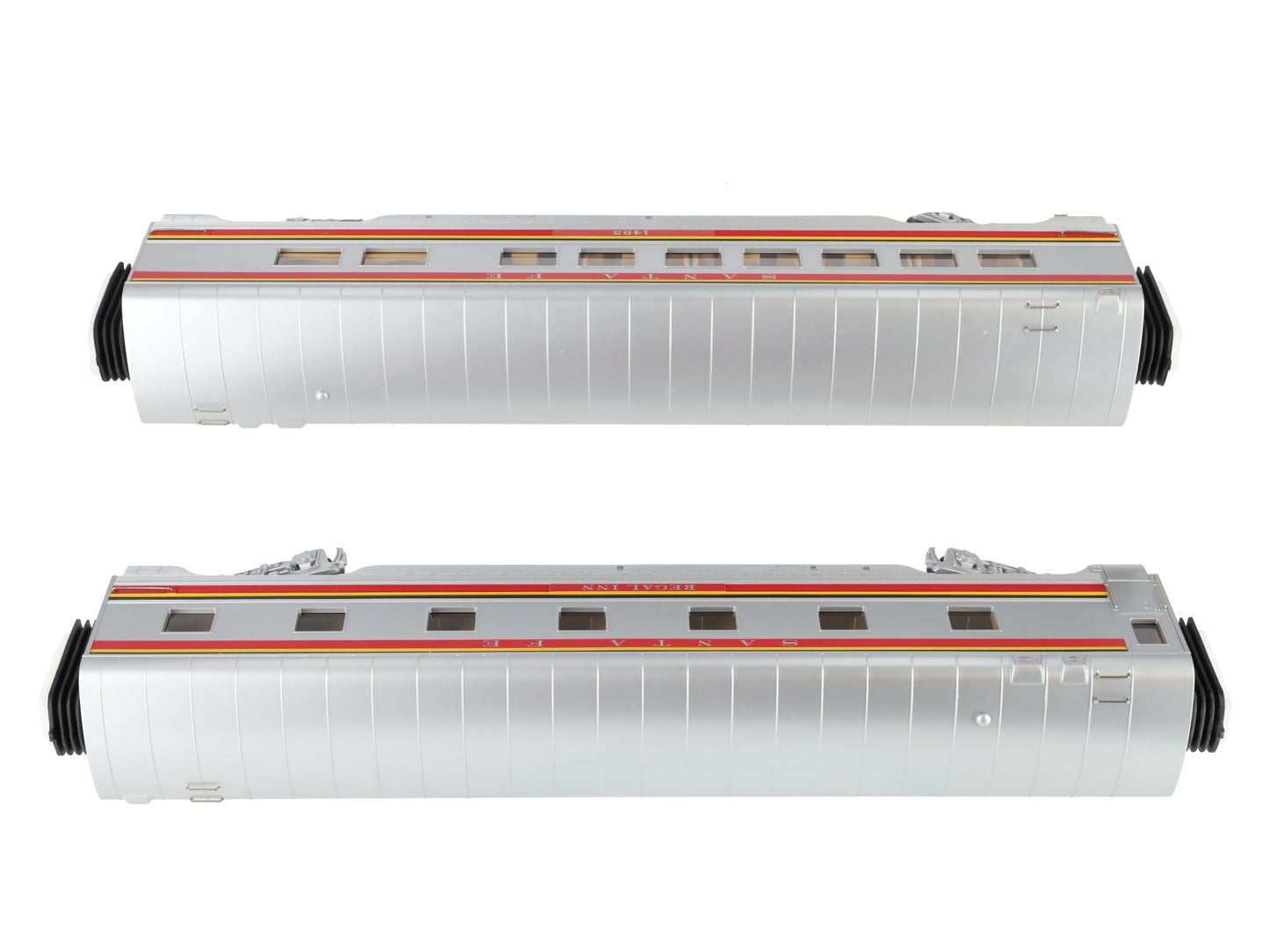MTH 30-6719 O Santa Fe 60' Streamlined ABS Sleeper/Diner Set (Set of 2) LN/Box