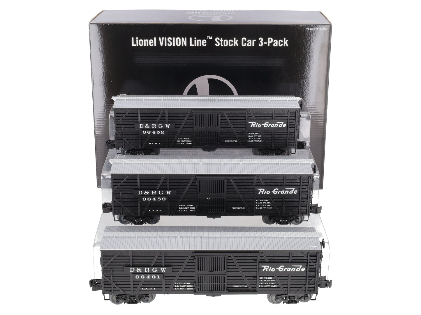 Lionel 2326340 O Rio Grande Vision Stock Car