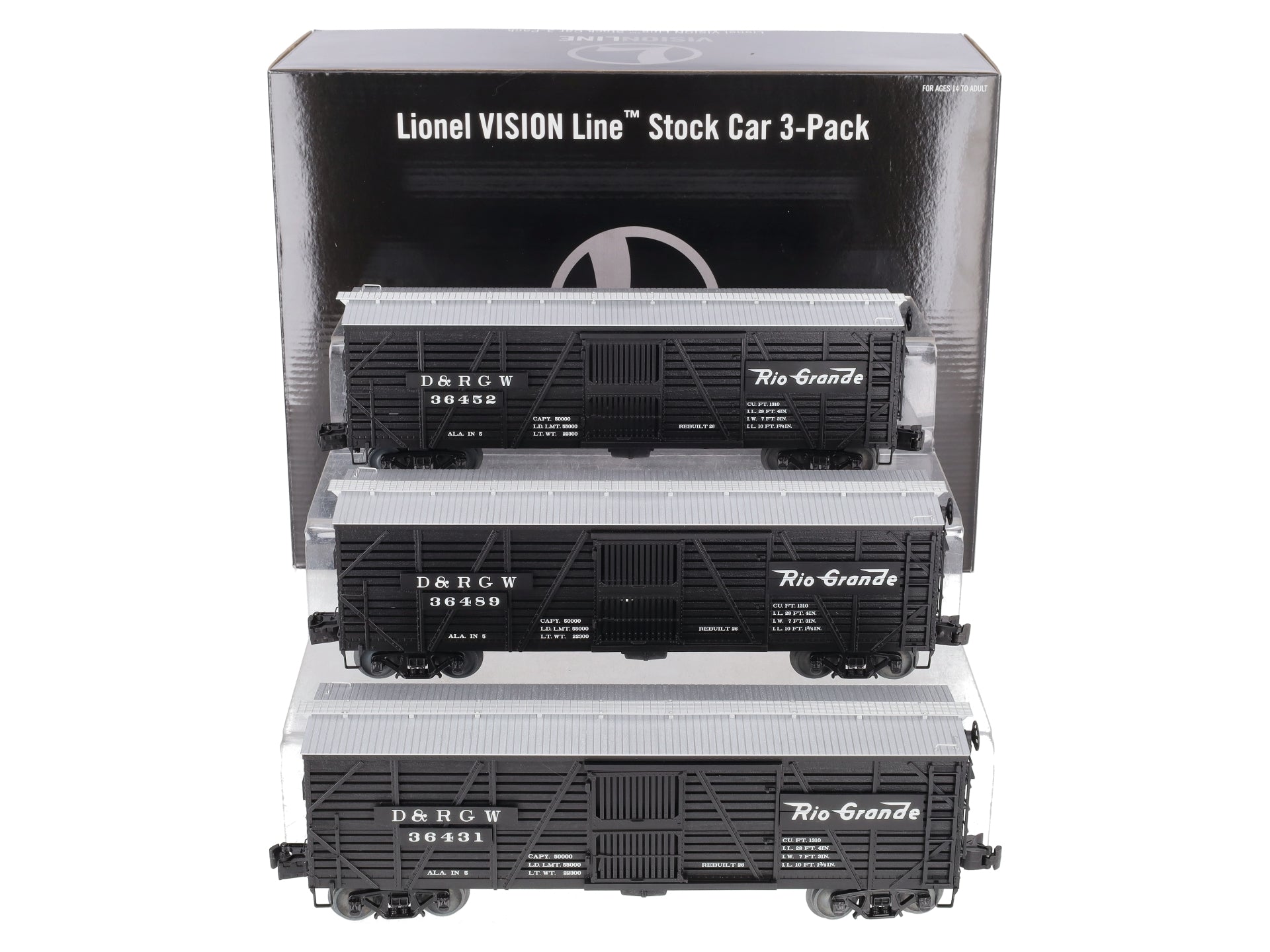 Lionel 2326340 O Rio Grande Vision Stock Car