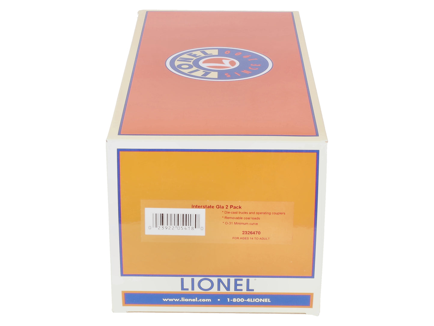 Lionel 2326470 O Gauge Interstate GLA Hopper (Set of 2) LN/Box