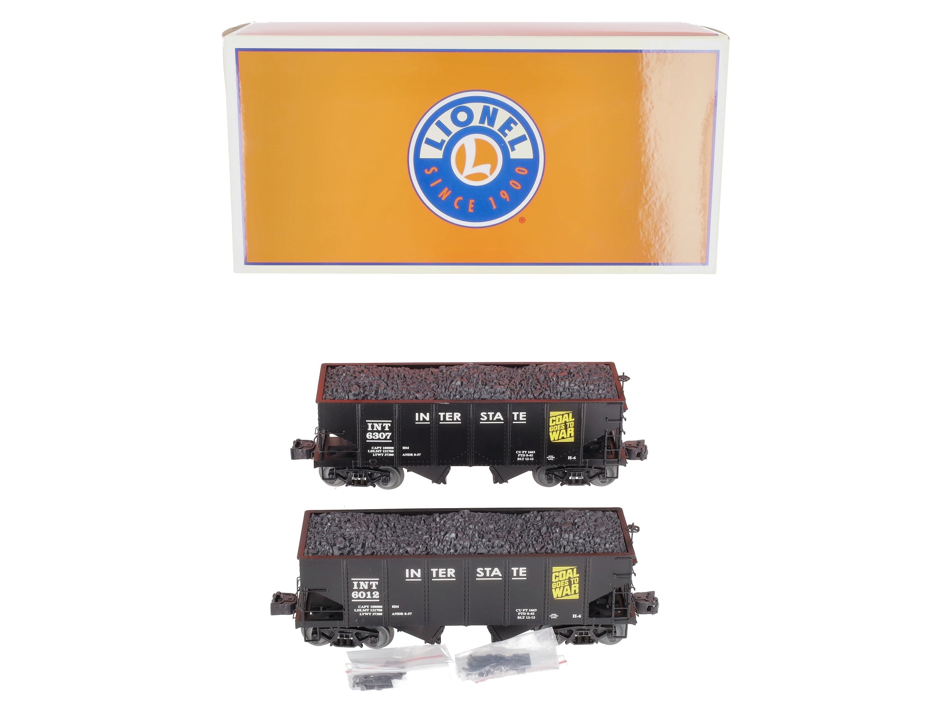 Lionel 2326470 O Gauge Interstate GLA Hopper (Set of 2) LN/Box
