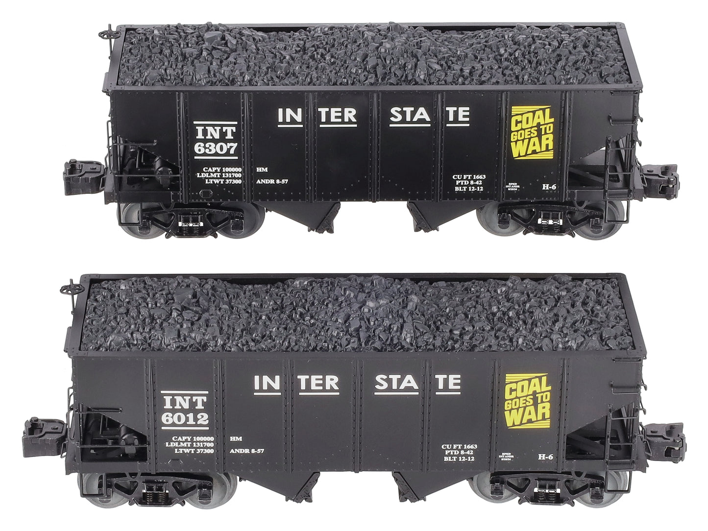 Lionel 2326470 O Gauge Interstate GLA Hopper (Set of 2) LN/Box