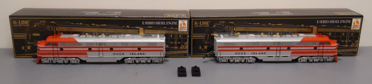 K-Line K-28841 O Rock Island E Series AA Diesel Engine Set w/TMCC EX/Box