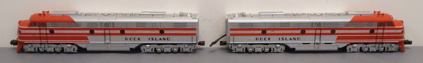 K-Line K-28841 O Rock Island E Series AA Diesel Engine Set w/TMCC EX/Box