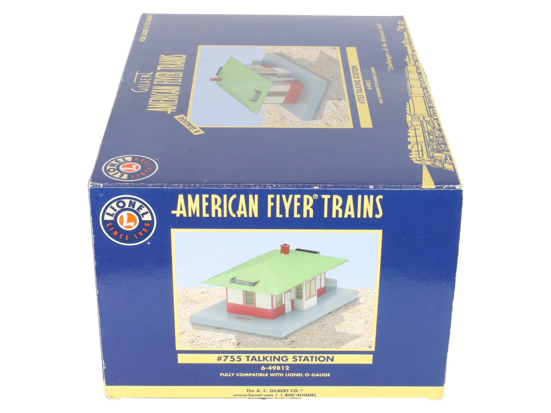 American Flyer 6-49812 S Gauge #755 Assembled Talking Station LN/Box