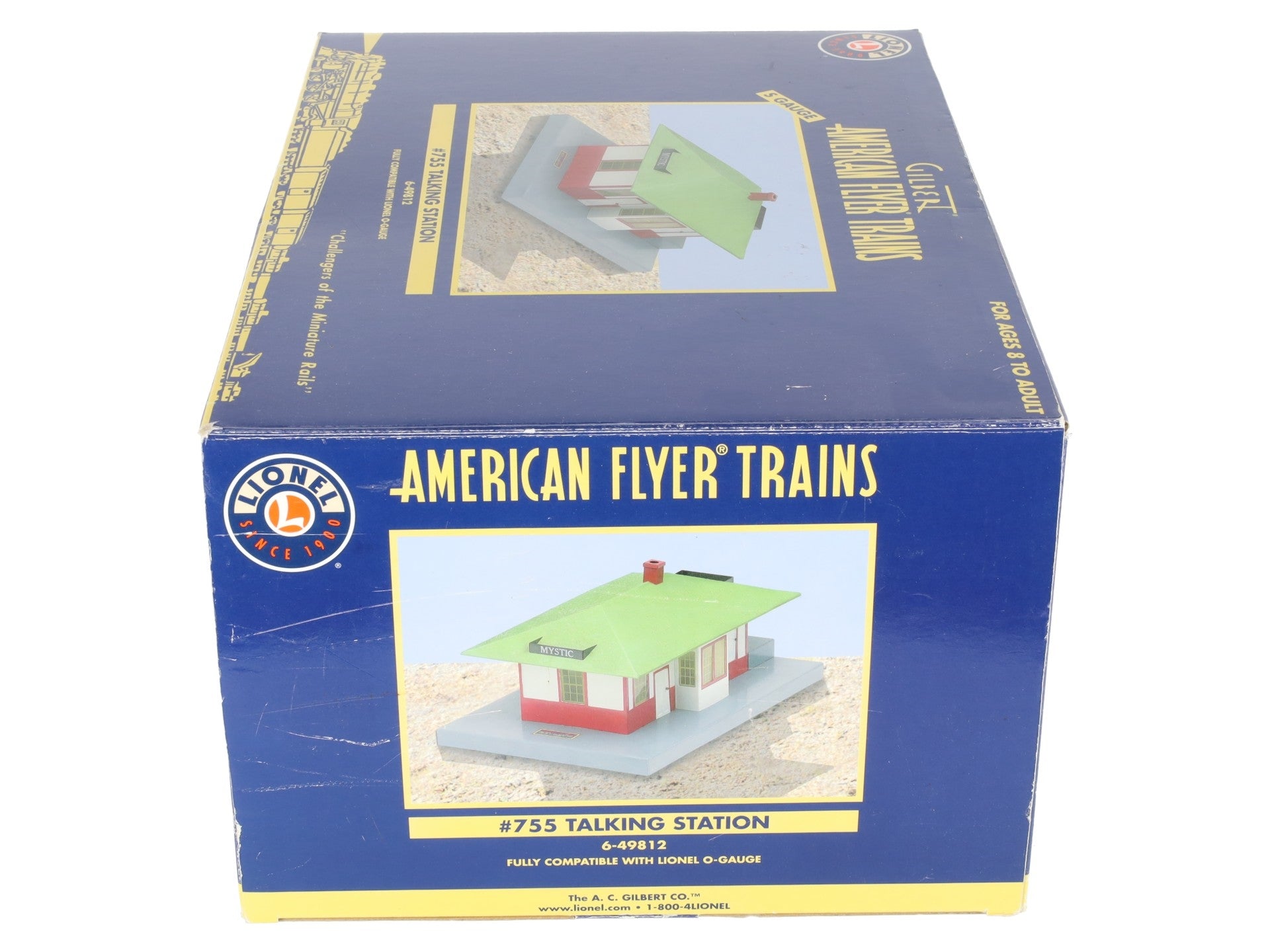 American Flyer 6-49812 S Gauge #755 Assembled Talking Station LN/Box