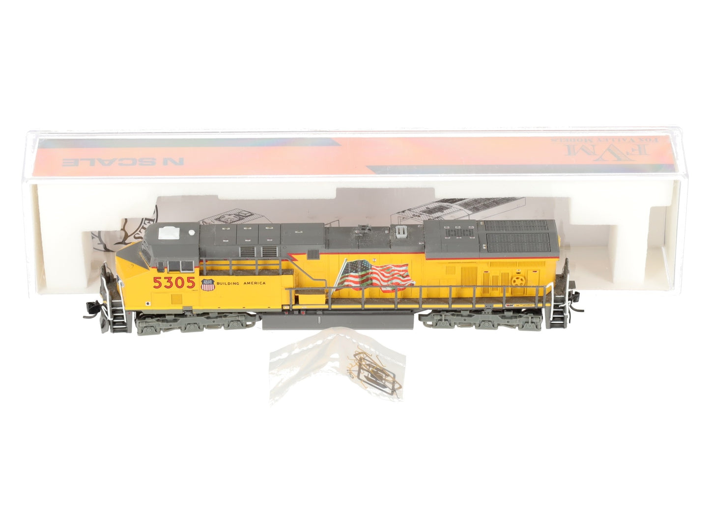 Fox Valley Models 70105 N UP/High Top Stripe ES44AC Diesel Locomotive #5305