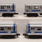 MTH 30-2122 O MTA New York Transit Subway Car Set (Set of 4) EX/Box