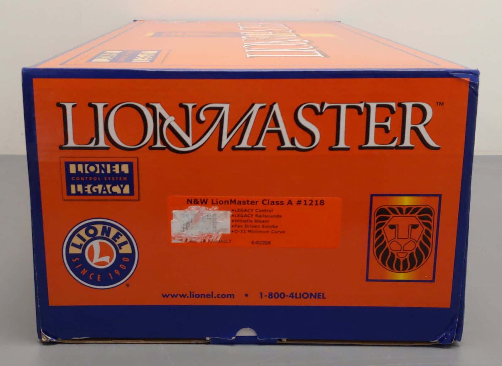 Lionel 6-82206 O Norfolk & Western LionMaster Class A Steam Locomotive #1218 LN/Box