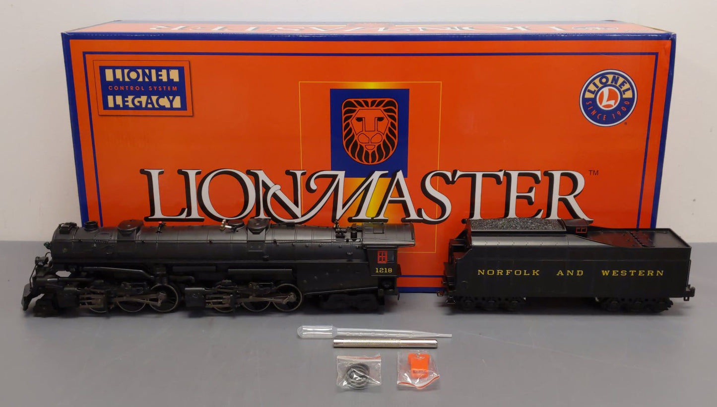 Lionel 6-82206 O Norfolk & Western LionMaster Class A Steam Locomotive #1218 LN/Box