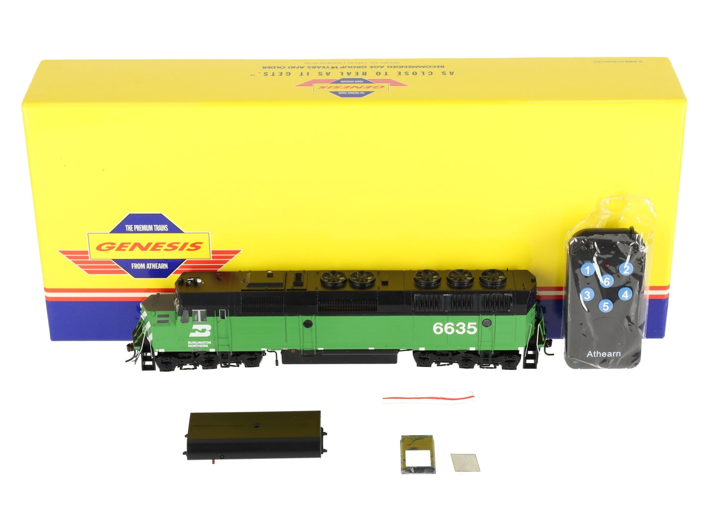 Athearn G67518 HO Burlington Northern F45 Diesel Locomotive #6635