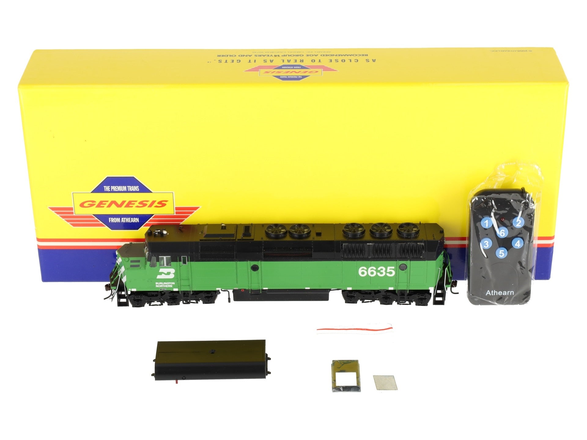 Athearn G67518 HO Burlington Northern F45 Diesel Locomotive #6635
