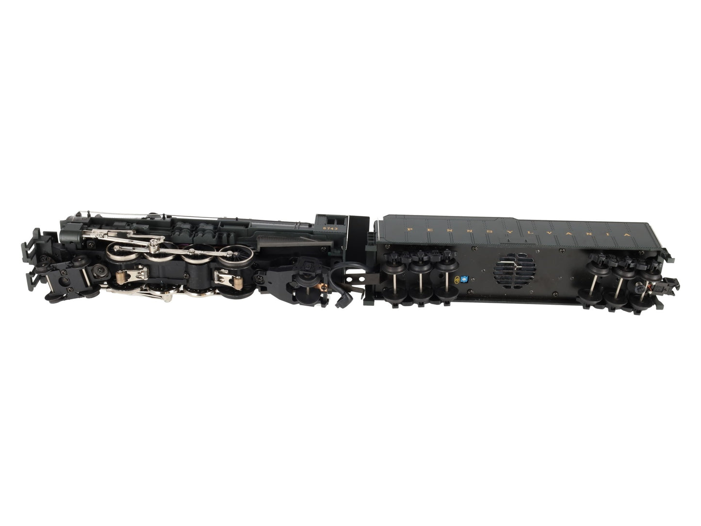 MTH 30-1168-1 O Pennsylvania 4-8-2 M1a Steam Locomotive & Tender w/PS2 #6743 EX/Box