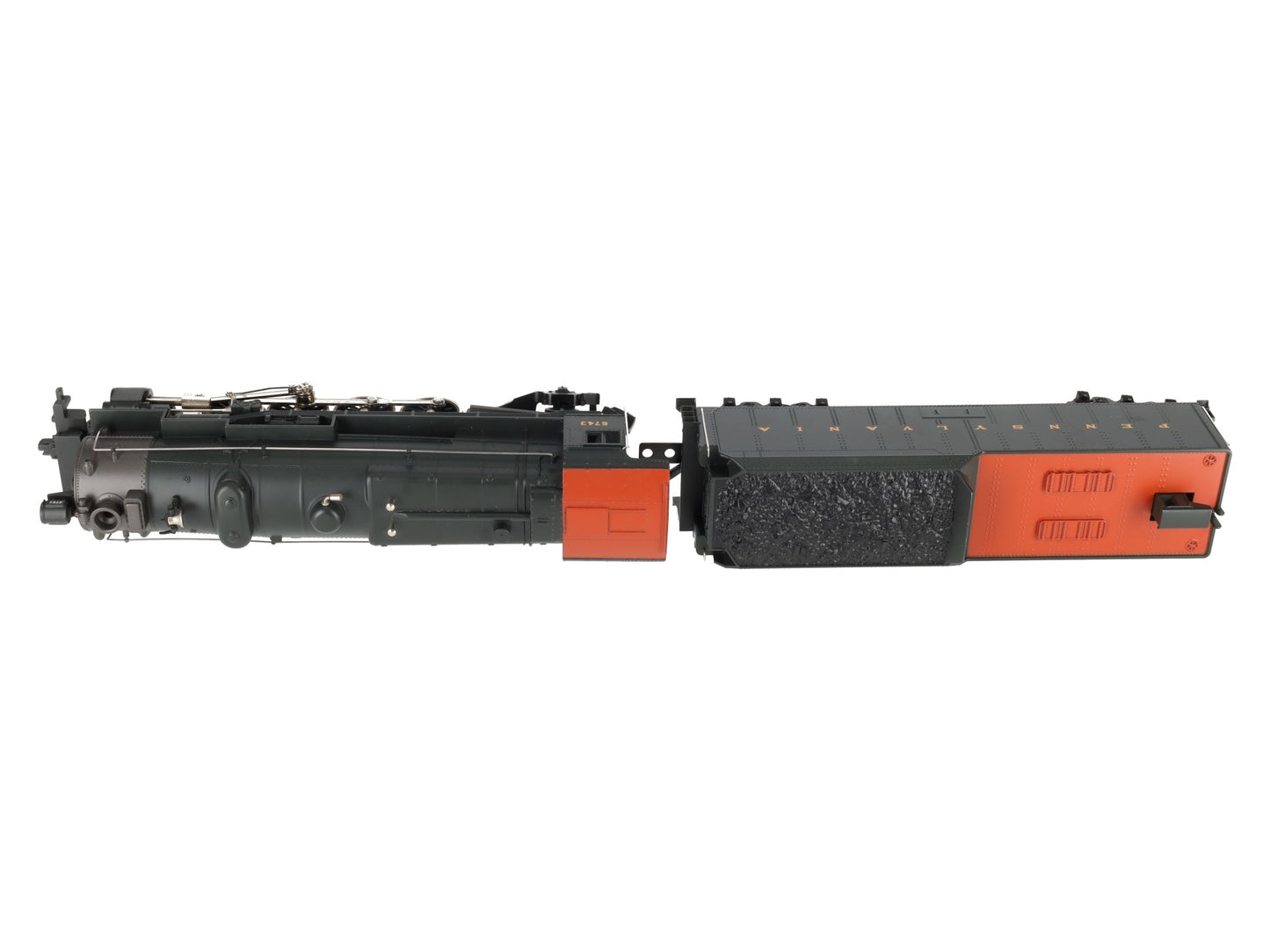 MTH 30-1168-1 O Pennsylvania 4-8-2 M1a Steam Locomotive & Tender w/PS2 #6743 EX/Box