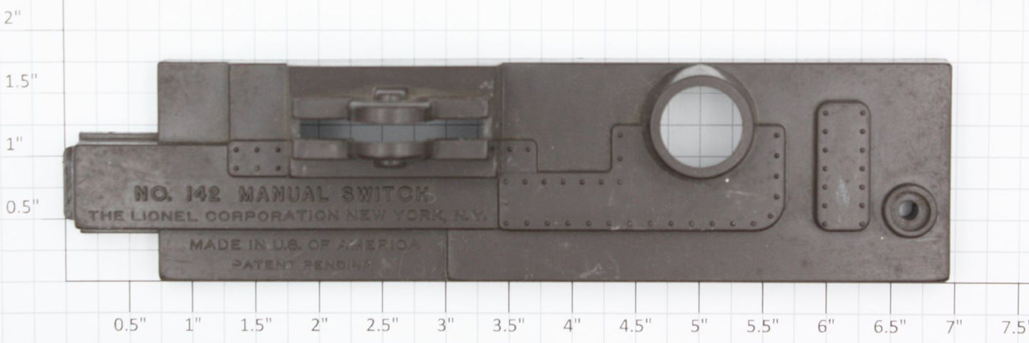 Lionel 142-32 Super O Brown Manual Switch Cover