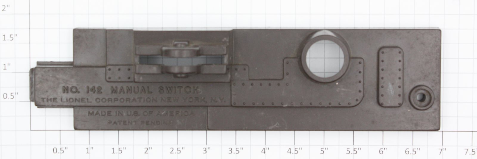 Lionel 142-32 Super O Brown Manual Switch Cover