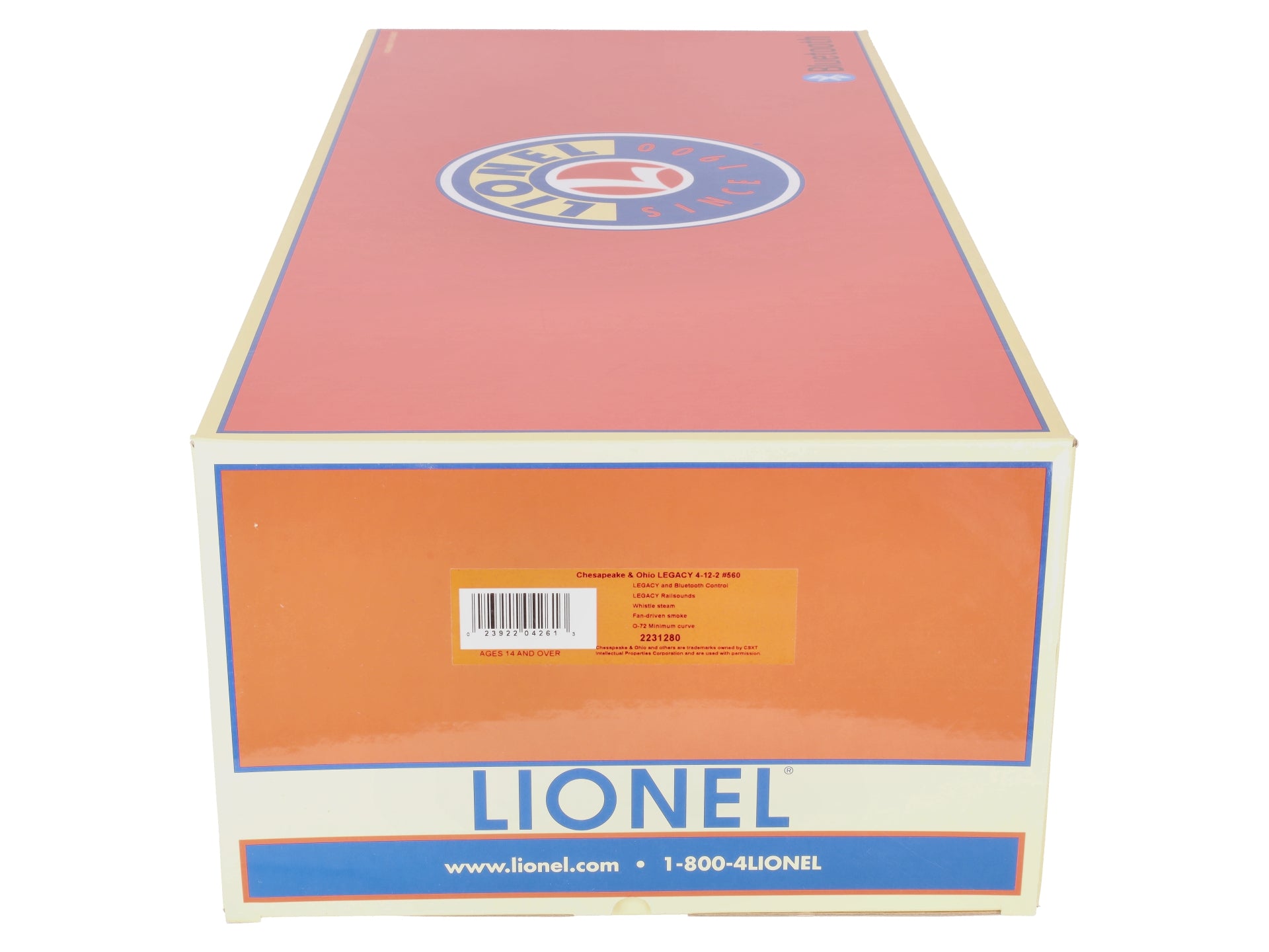 Lionel 2231280 O Chesapeake & Ohio Legacy 4-12-2 Steam Locomotive #560