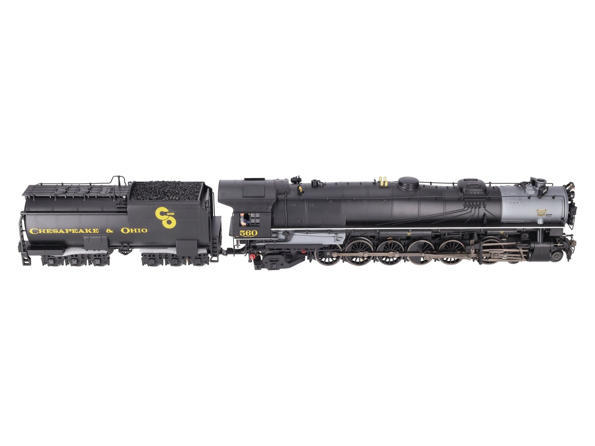Lionel 2231280 O Chesapeake & Ohio Legacy 4-12-2 Steam Locomotive #560