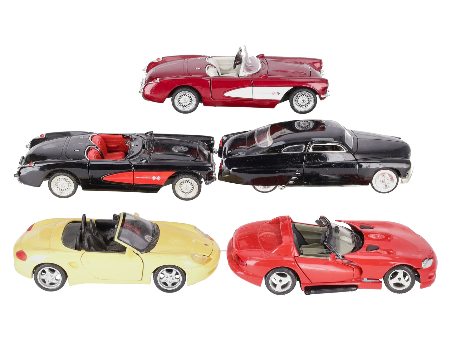 Maisto & Other 1:24 Assorted Die-Cast Vehicles [5] VG