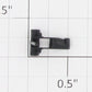 Lionel 566-27 Plastic Knuckle with Molded Pin