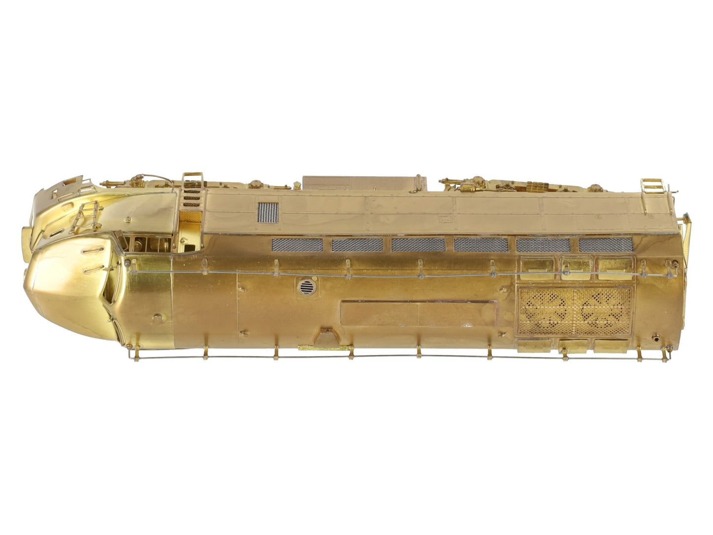 Overland 1862 HO BRASS PRR Baldwin RF-16 Shark Nose Diesel Locomotive -Unpainted EX/Box