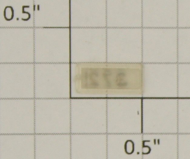 American Flyer XA11384-372 Diesel Locomotive Number Board #372
