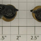 Acme 200-8 HO Metal Passenger Car 6-Wheel Truks (Pair of 2)