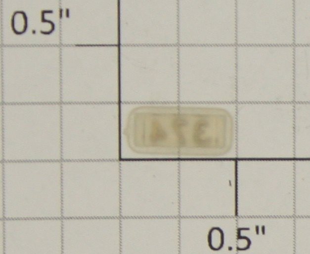 American Flyer XA11384-374 Diesel Locomotive Number Board #374