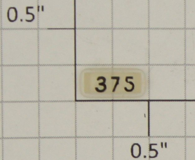 American Flyer XA11384-375 Diesel Locomotive Number Board #375