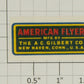 American Flyer FG649SG The A.C. Gilbert Accessory Sticker Decal