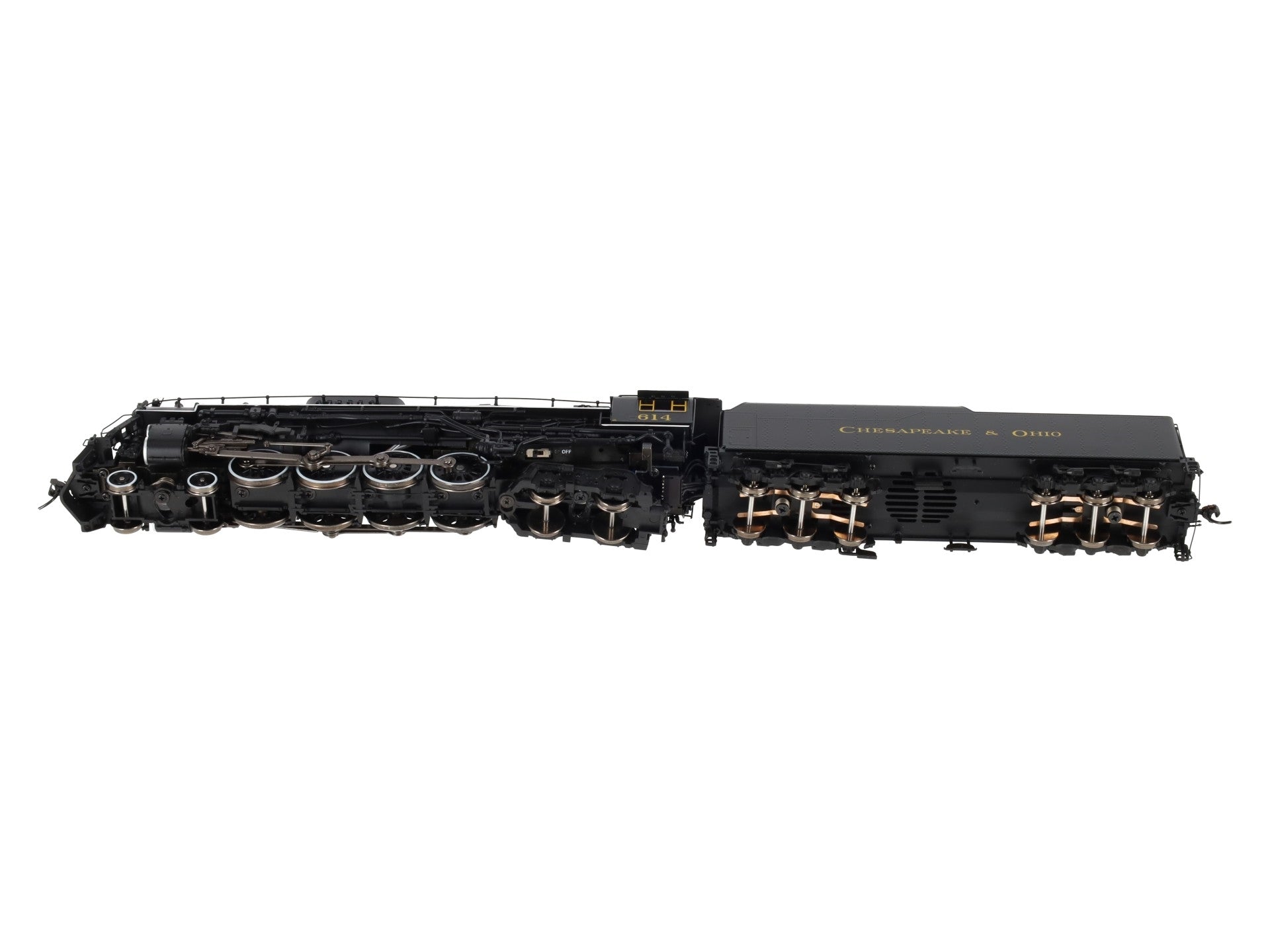 Broadway Limited 4905 HO C&O J3a 4-8-4 Steam Loco #614