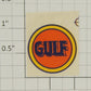 Noma 450-14 "Gulf" Sticker Decal with Yellow Border