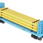 MTH 30-76714 O G.E. Oil and Gas Flat Car with Bulkheads and Pipe Load #2018