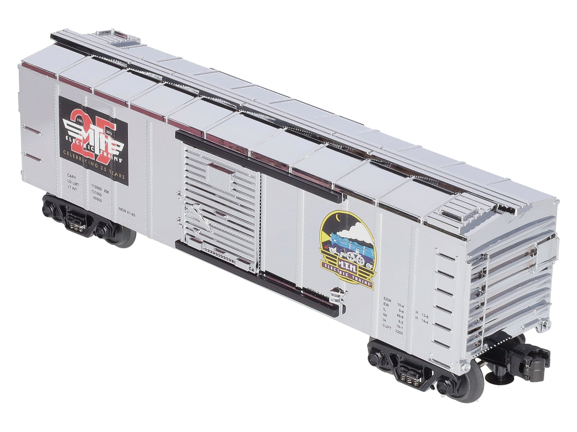 MTH 30-74219 O Gauge MTH 25th Anniversary Box Car NIB