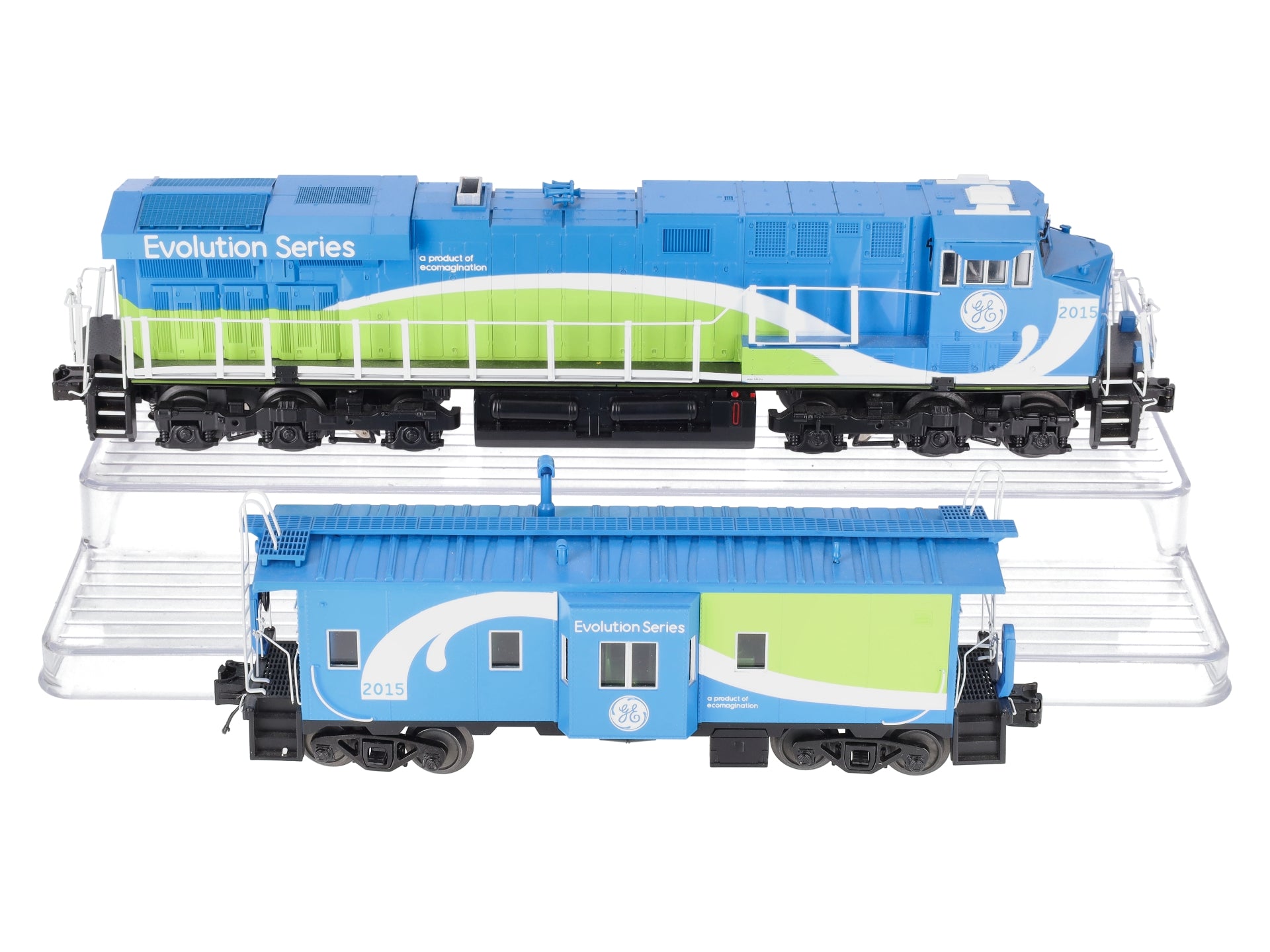 MTH 30-20524-1 GE Demonstrator (#2015) ES44AC Imperial Diesel Freight Boxed Set