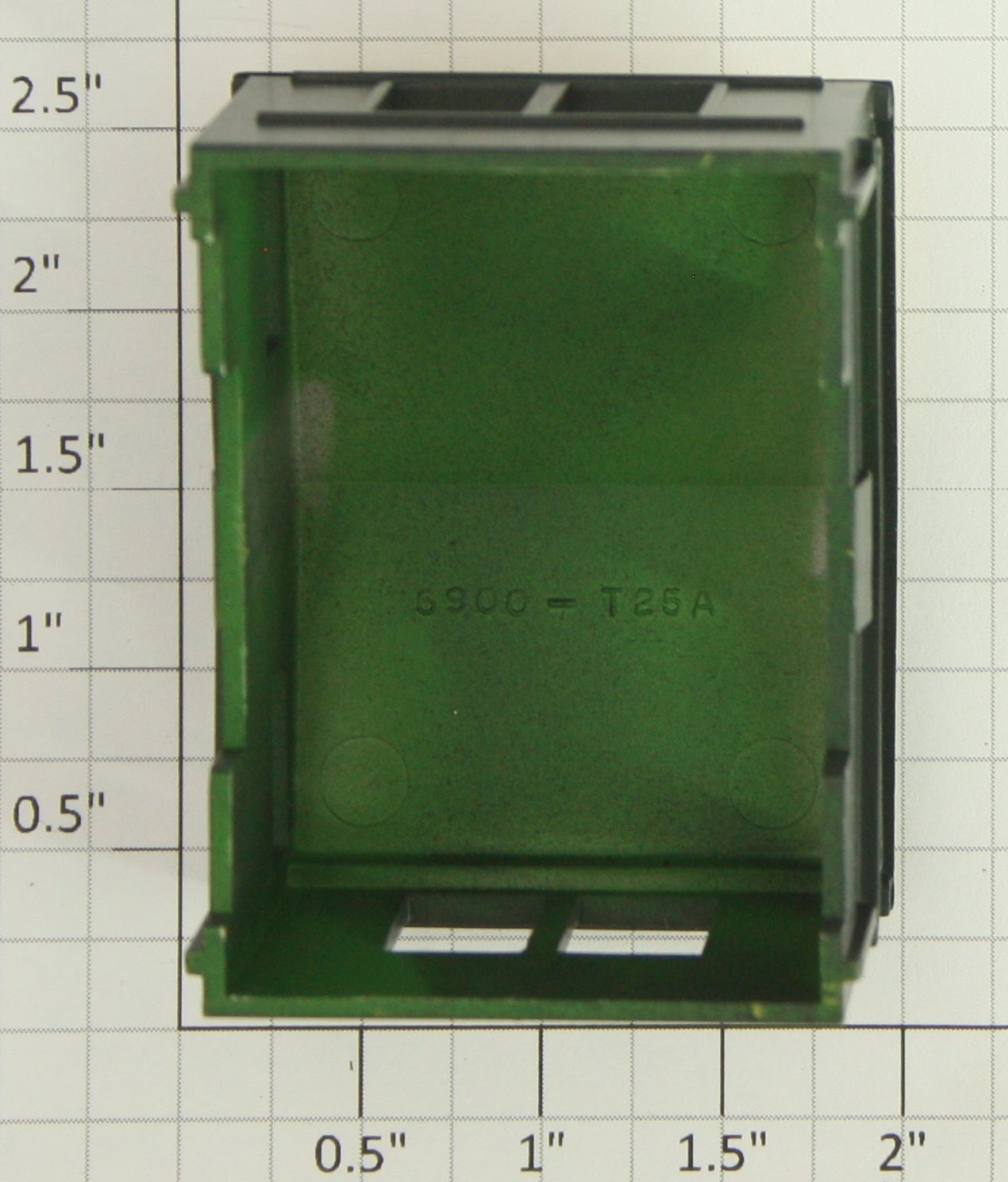 Lionel 6900-T25 Dark Green and Pale Yellow Top Vision Caboose Cupola